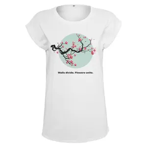Γυναικείο T-shirt Mister Tee Flowers Unite image-0
