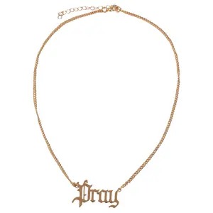 Necklace Urban Classics Pray Chunky image-0