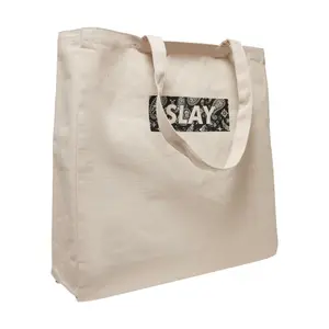 Canvas tote bag Mister Tee Slay Oversize image-2