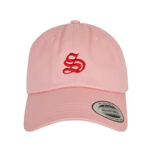 Cap Mister Tee Letter Pink Low Profile image-2