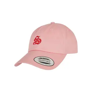 Cap Mister Tee Letter Pink Low Profile image-0