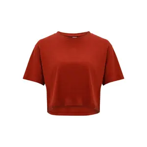 T-shirt crop oversize damski Urban Classics image-0