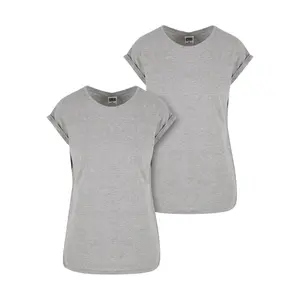 Women's T-shirt Urban Classics extended shoulder (x2) image-0