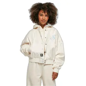 Blouson en satin femme Urban Classics College Starter image-2