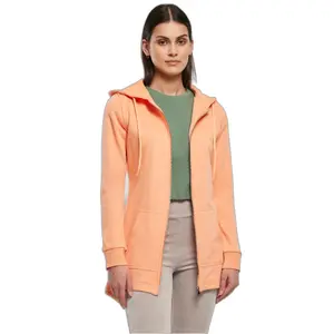 Felpa con cappuccio e zip lunga da donna Urban Classics image-2