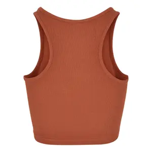 Tank top court ribbed woman Urban Classics image-3