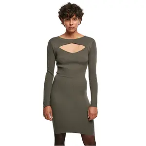 Vestido jersey recortado Urban Classics image-0