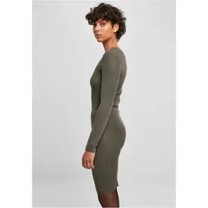 Vestido jersey recortado Urban Classics image-1