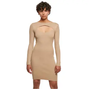 Vestido jersey recortado  tallas grandes Urban Classics image-0