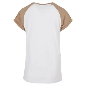 T-shirt för kvinnor Urban Classics Contrast Raglan GT image-3
