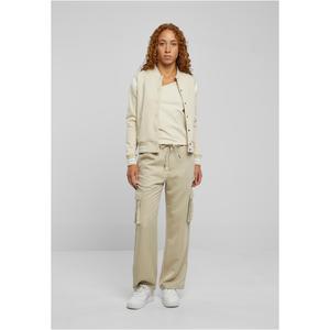 Women's large size tracksuit jacket Urban Classics Inset College image-1