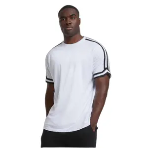 Oversized T-shirt Urban Classics Stripes Mesh image-2