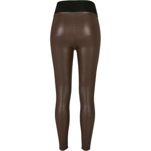 Women's high-waisted faux leather leggings Urban Classics GT image-1