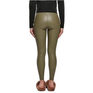 Women's high-waisted faux leather leggings Urban Classics image-6