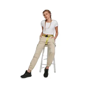 Pantaloni cargo grandes tailles femme Urban Classics High Waist image-5