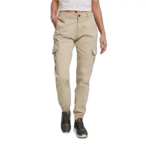 Pantaloni cargo grandes tailles femme Urban Classics High Waist image-4