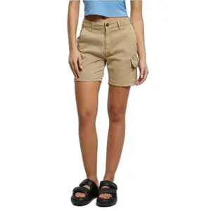 Short cargo taille haute femme Urban Classics image-1
