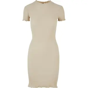 Ribbed t-shirt dress large sizes woman Urban Classics