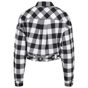 Oversize kort ternet skjorte til kvinder i store størrelser Urban Classics image-5