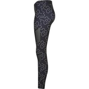 Leggings för kvinnor Urban Classics Tech Mesh AOP image-3