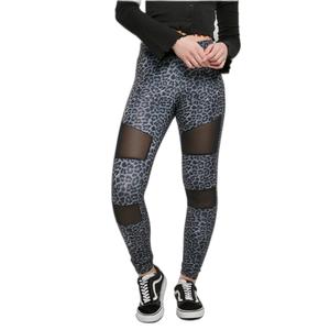 Women's knitted leggings Urban Classics tech AOP GT image-1