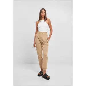 High-waisted plus-size women's organic joggers Urban Classics image-1
