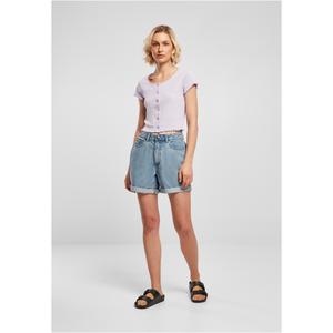 Vrouwen-T-shirt met korte ribboordsluiting Urban Classics GT image-1