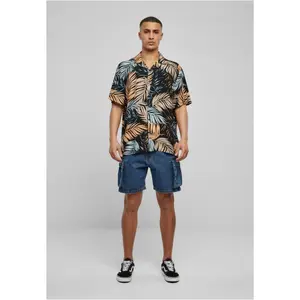 Shirt large sizes large sizes Urban Classics Viscose AOP Resort image-1