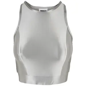 Débardeur court brillant femme Urban Classics image-0