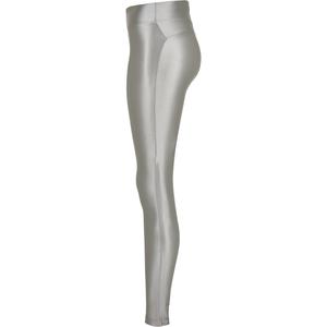 Legging high waist woman large sizes Urban Classics Shiny Metalic image-4