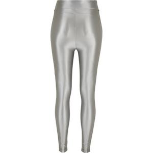 Legging high waist woman large sizes Urban Classics Shiny Metalic image-3