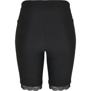 Calções interiores de ciclismo de cintura alta para mulher com bainha de renda Urban Classics image-4