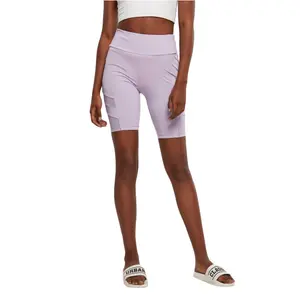 Shorts med hög midja för kvinnor Urban Classics Tech Mesh image-2