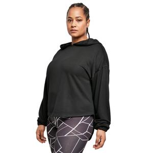Sweatshirt hooded women large sizes Urban Classics Modal Terry image-3