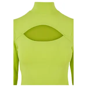 Långärmad T-shirt med polokrage för damer Urban Classics image-2