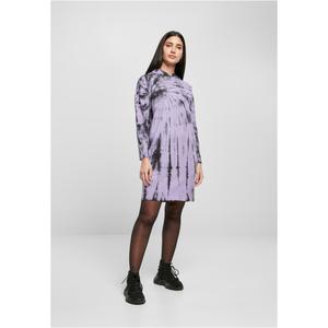 Dame hoodie kjole Urban Classics Oversized tie dye image-1