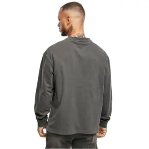 Camiseta de manga larga Urban Classics Pigment Dyed Pocket image-4