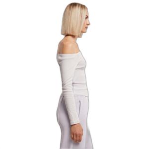 Camiseta de mujer de manga larga y sin hombros Urban Classics GT image-5