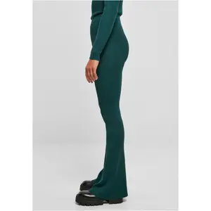 Legging mulher de malha Urban Classics Rib Bootcut image-3