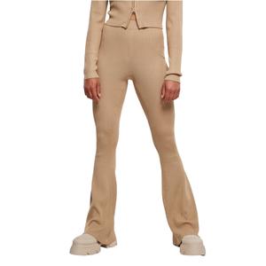 tb4738-03738-stickade-leggings-for-kvinnor-urban-classics-rib-bootcut-unionbeige