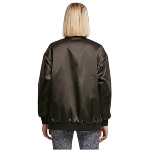 Bombers in satin woman Urban Classics Oversized GT image-4