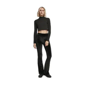 Women's organic long sleeve turtleneck T-shirt Urban Classics GT image-1