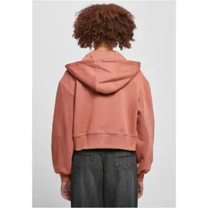 Jacket zipped Women's cropped over size large sizes Urban Classics image-2