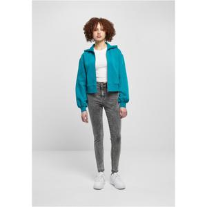 Casaco oversized com fecho de correr court mulheres tamanhos grandes Urban Classics image-1