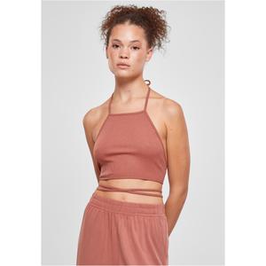 Large size ribbed crop top for women Urban Classics image-2