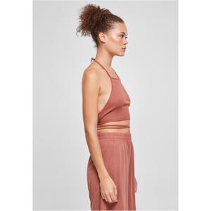 Large size ribbed crop top for women Urban Classics image-5