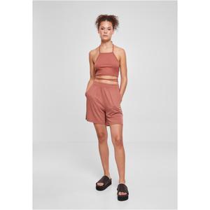 Large size ribbed crop top for women Urban Classics image-1