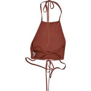 Large size ribbed crop top for women Urban Classics image-3