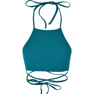 Women's ribbed crop top Urban Classics image-0