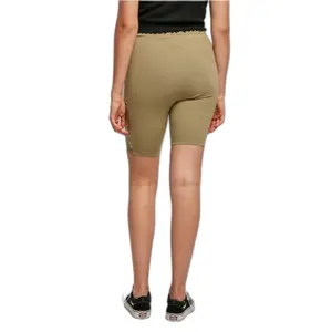 High Waist Tights Women Urban Classics Lace Inset GT image-4